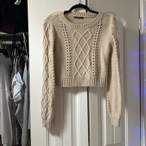 cropped brandy melville sweater